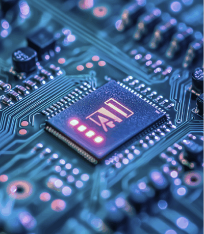 image representing a a chip with ai written on it