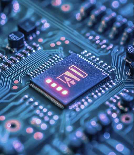 image representing a a chip with ai written on it